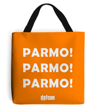 Load image into Gallery viewer, Parmo! Parmo! Parmo! Canvas Tote Bag (various colours)