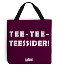 Load image into Gallery viewer, TEE-TEE-TEESSIDER Canvas Tote Bag from Dafcun
