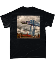Load image into Gallery viewer, Sci-Fi Transporter Unisex Black t-shirt from Dafcun