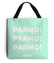 Load image into Gallery viewer, Parmo! Parmo! Parmo! Canvas Tote Bag (various colours)