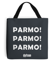 Load image into Gallery viewer, Parmo! Parmo! Parmo! Canvas Tote Bag (various colours)