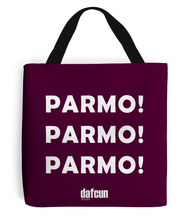 Load image into Gallery viewer, Parmo! Parmo! Parmo! Canvas Tote Bag (various colours)