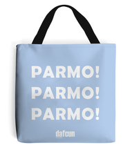 Load image into Gallery viewer, Parmo! Parmo! Parmo! Canvas Tote Bag (various colours)