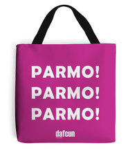 Load image into Gallery viewer, Parmo! Parmo! Parmo! Canvas Tote Bag (various colours)