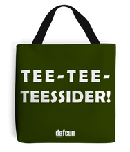 Load image into Gallery viewer, TEE-TEE-TEESSIDER Canvas Tote Bag from Dafcun