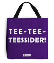 Load image into Gallery viewer, TEE-TEE-TEESSIDER Canvas Tote Bag from Dafcun
