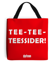 Load image into Gallery viewer, TEE-TEE-TEESSIDER Canvas Tote Bag from Dafcun