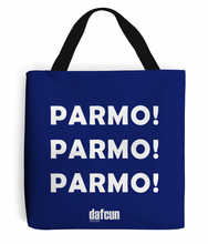 Load image into Gallery viewer, Parmo! Parmo! Parmo! Canvas Tote Bag (various colours)