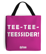 Load image into Gallery viewer, TEE-TEE-TEESSIDER Canvas Tote Bag from Dafcun