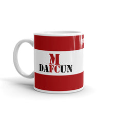 Load image into Gallery viewer, MFC / DAFCUN Mug with red &amp; white stripes