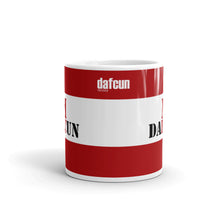 Load image into Gallery viewer, MFC / DAFCUN Mug with red &amp; white stripes
